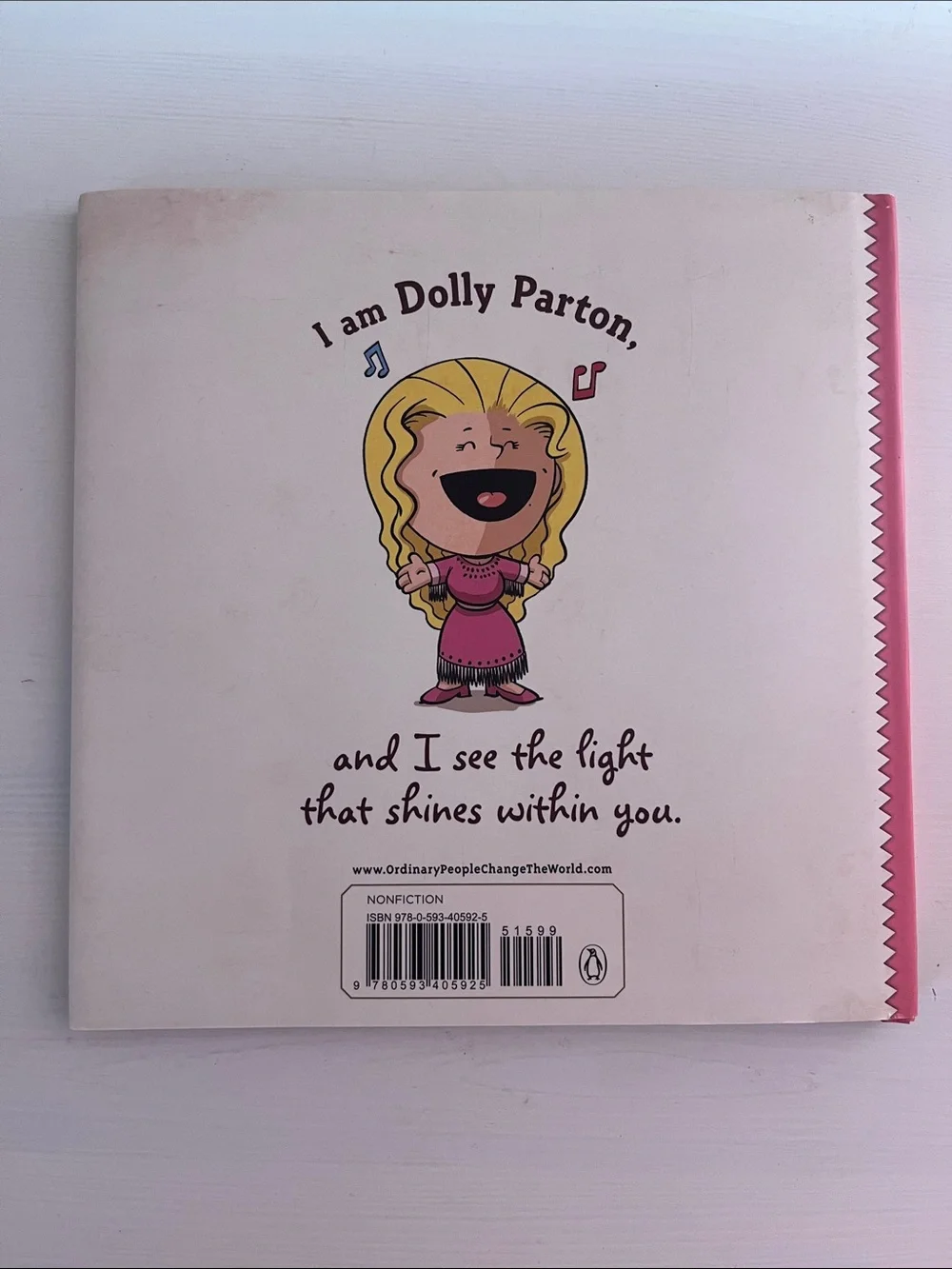 I Am Dolly Parton Hardcover Children's Book